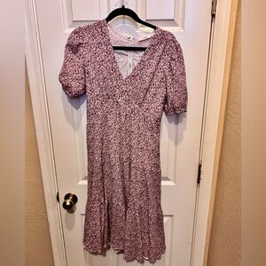 Tory Burch Midi Floral Dress Size 8